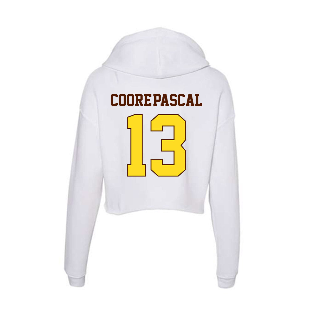 Western Michigan - NCAA Women's Soccer : Mikayla Coore-Pascal - Women's Crop Fleece Hooded Sweatshirt-1