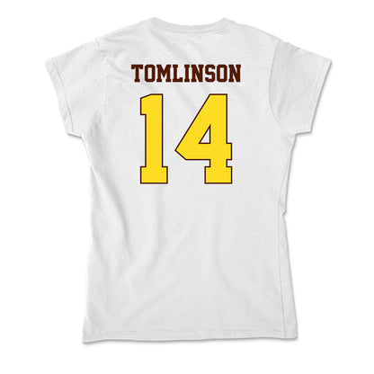 Western Michigan - NCAA Baseball : Ty Tomlinson - Soft Style Women’s T-Shirt-1