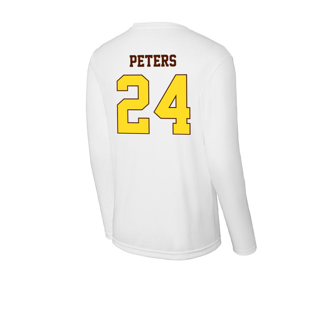 Western Michigan - NCAA Football : John Peters - Activewear Long Sleeve T-Shirt-1