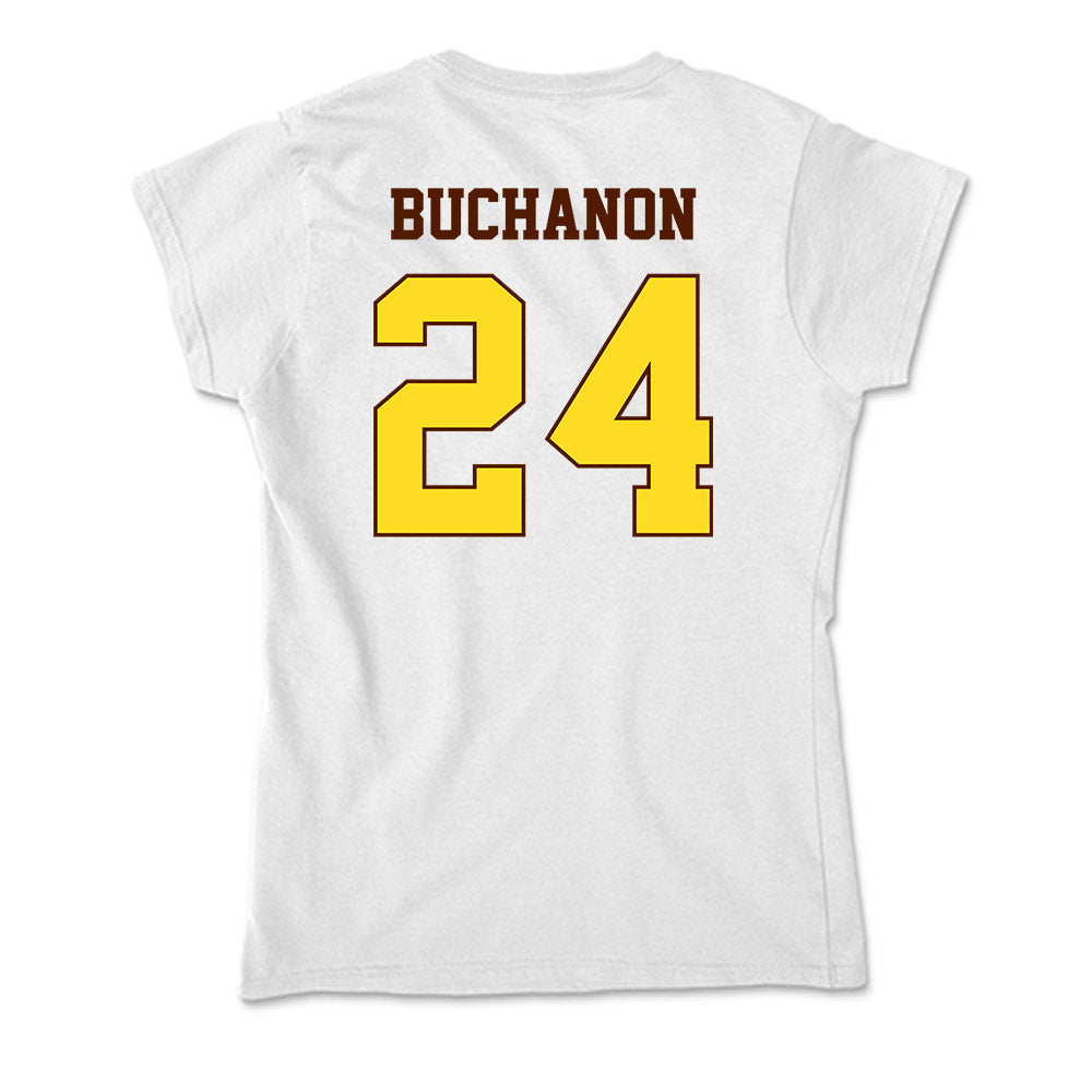 Western Michigan - NCAA Women's Basketball : Kaylyn Buchanon - Soft Style Women’s T-Shirt-1