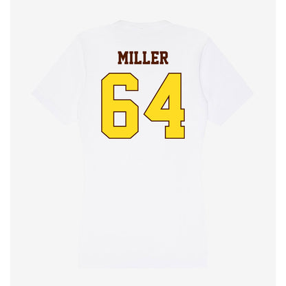 Western Michigan - NCAA Football : Nolan Miller - Women's V-Neck T-Shirt-1