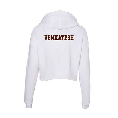 Western Michigan - NCAA Women's Golf : Saanvi Venkatesh - Women's Crop Fleece Hoodie-1