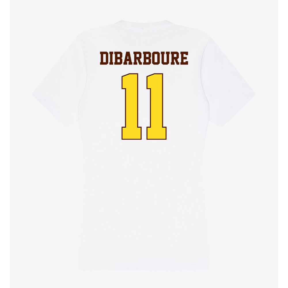 Western Michigan - NCAA Women's Basketball : Emma Dibarboure - Women's V-Neck T-Shirt-1