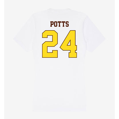 Western Michigan - NCAA Softball : Hannah Potts - Women's V-Neck T-Shirt-1