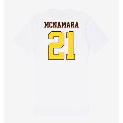 Western Michigan - NCAA Men's Ice Hockey : Luke McNamara - Women's V-Neck T-Shirt-1