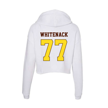 Western Michigan - NCAA Football : Hunter Whitenack - Women's Crop Fleece Hoodie-1