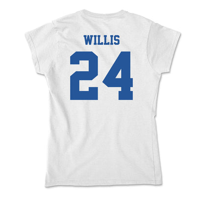 Hampton - NCAA Football : Marqwae Willis - Soft Style Women’s T-Shirt-1