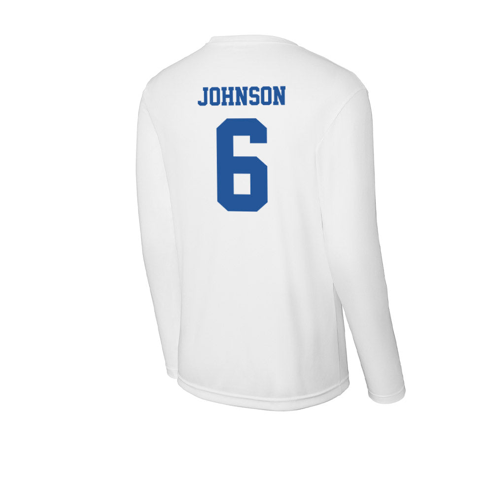 Hampton - NCAA Softball : Amani Johnson - Activewear Long Sleeve T-Shirt-1