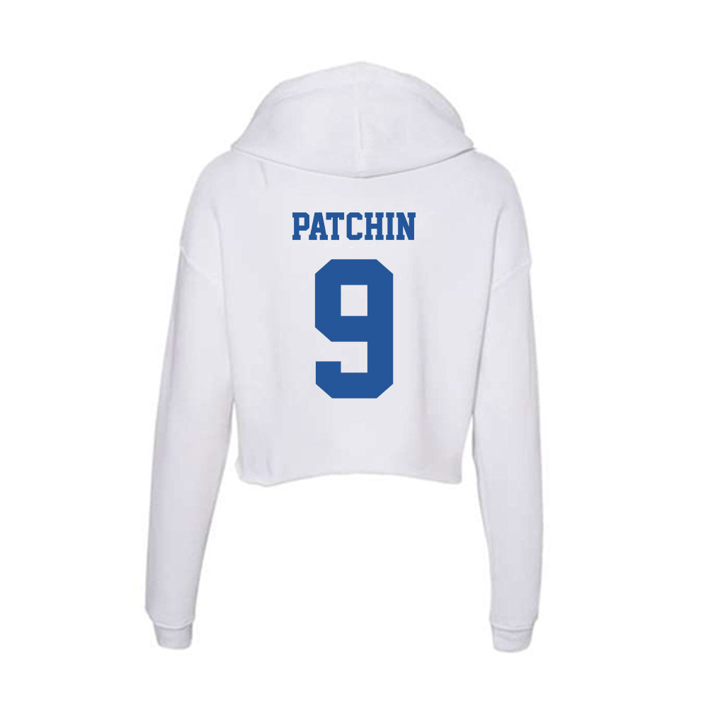 Hampton - NCAA Football : Matt Patchin - Women's Crop Fleece Hoodie-1