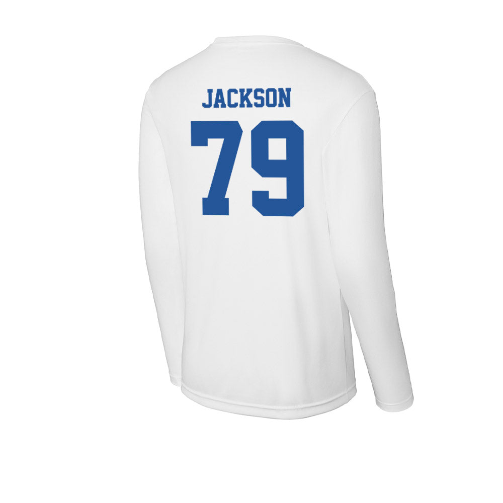 Hampton - NCAA Football : Collen Jackson - Activewear Long Sleeve T-Shirt-1