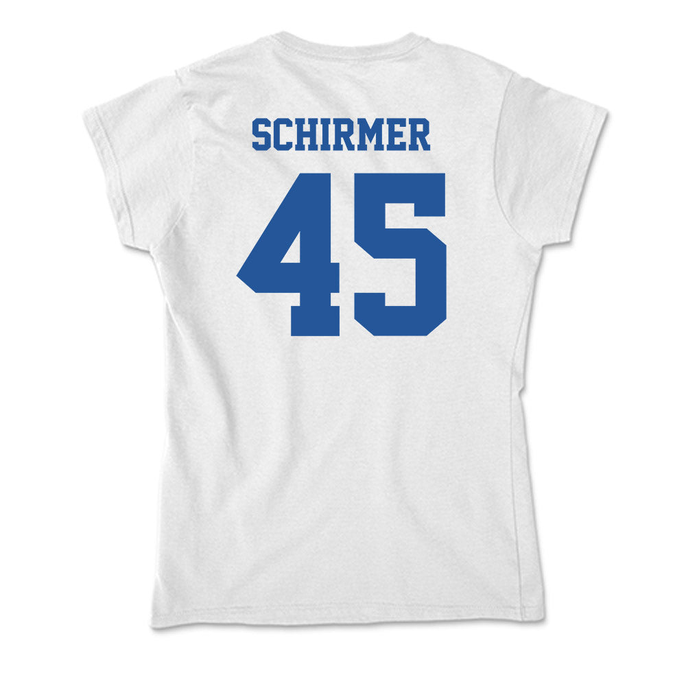 Hampton - NCAA Football : Matthew Schirmer - Soft Style Women’s T-Shirt-1