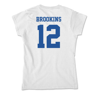 Hampton - NCAA Football : Xavier Brookins - Soft Style Women’s T-Shirt-1