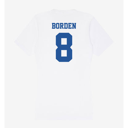 Hampton - NCAA Football : Dedrick Borden - Women's V-Neck T-Shirt-1