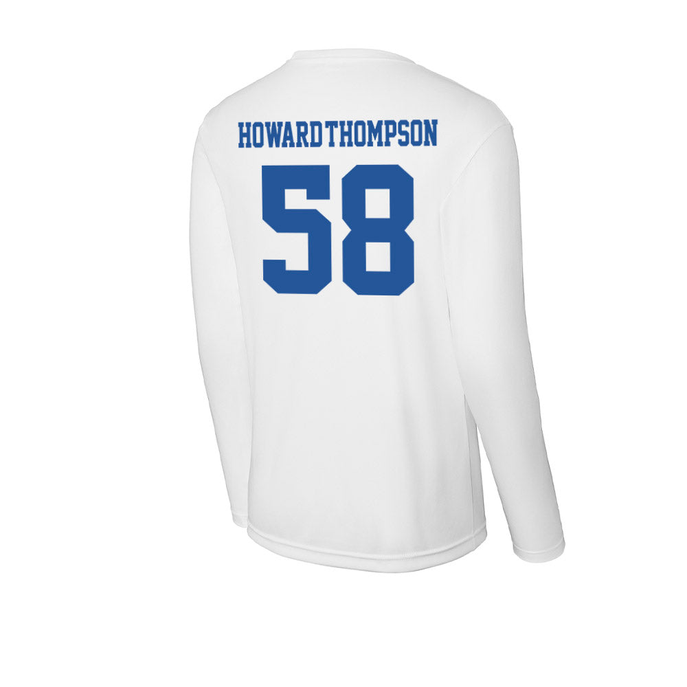 Hampton - NCAA Football : Tyher Howard-Thompson - Activewear Long Sleeve T-Shirt-1