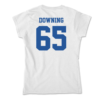 Hampton - NCAA Football : Josiah Downing - Soft Style Women’s T-Shirt-1