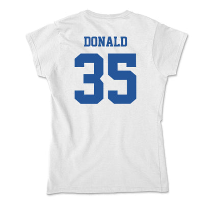 Hampton - NCAA Football : Kam Donald - Soft Style Women’s T-Shirt-1