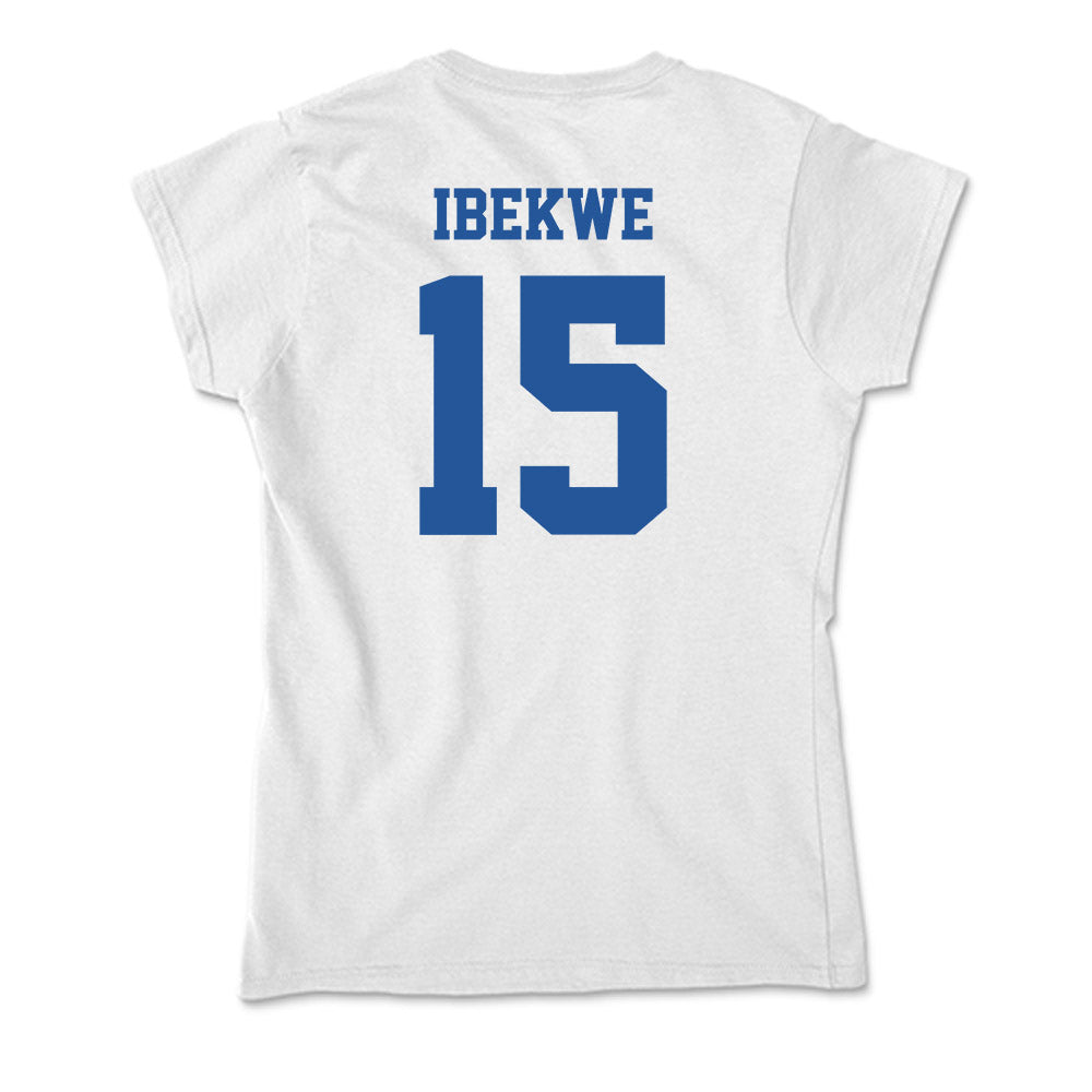 Hampton - NCAA Men's Basketball : Zion Ibekwe - Soft Style Women’s T-Shirt-1