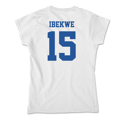 Hampton - NCAA Men's Basketball : Zion Ibekwe - Soft Style Women’s T-Shirt-1