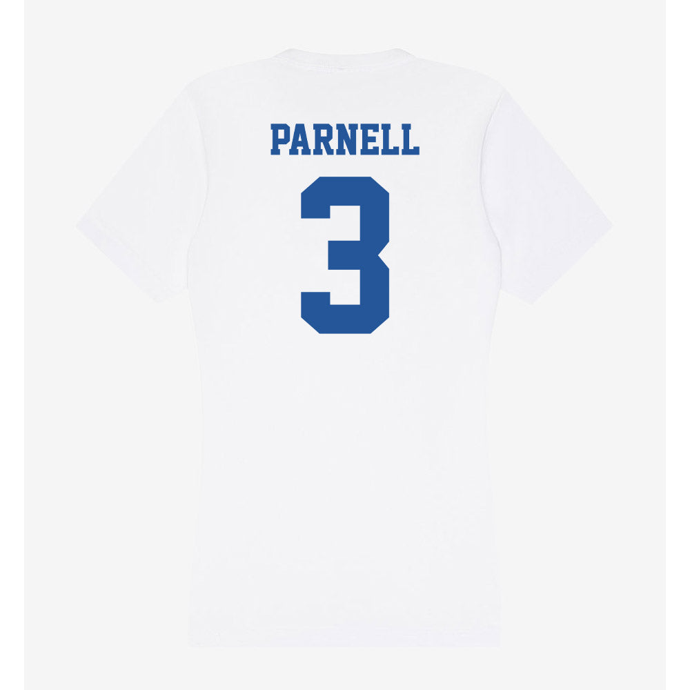 Hampton - NCAA Football : Brandon Parnell - Women's V-Neck T-Shirt-1