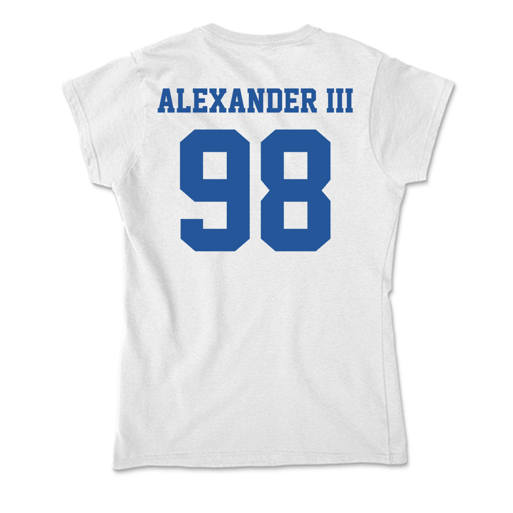 Hampton - NCAA Football : Willis Alexander III - Soft Style Women’s T-Shirt-1