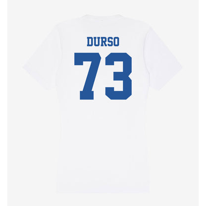 Hampton - NCAA Football : Emery DUrso - Women's V-Neck T-Shirt-1
