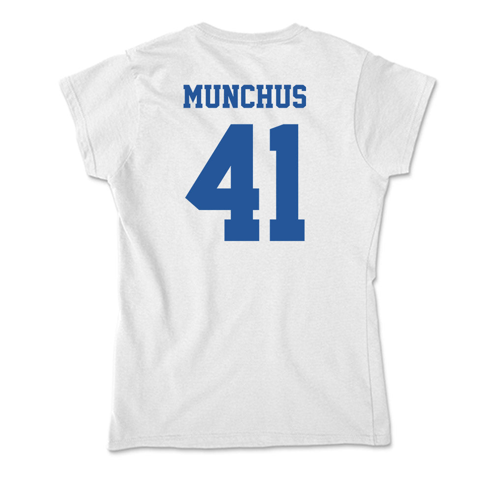 Hampton - NCAA Men's Lacrosse : Davis Munchus - Soft Style Women’s T-Shirt-1