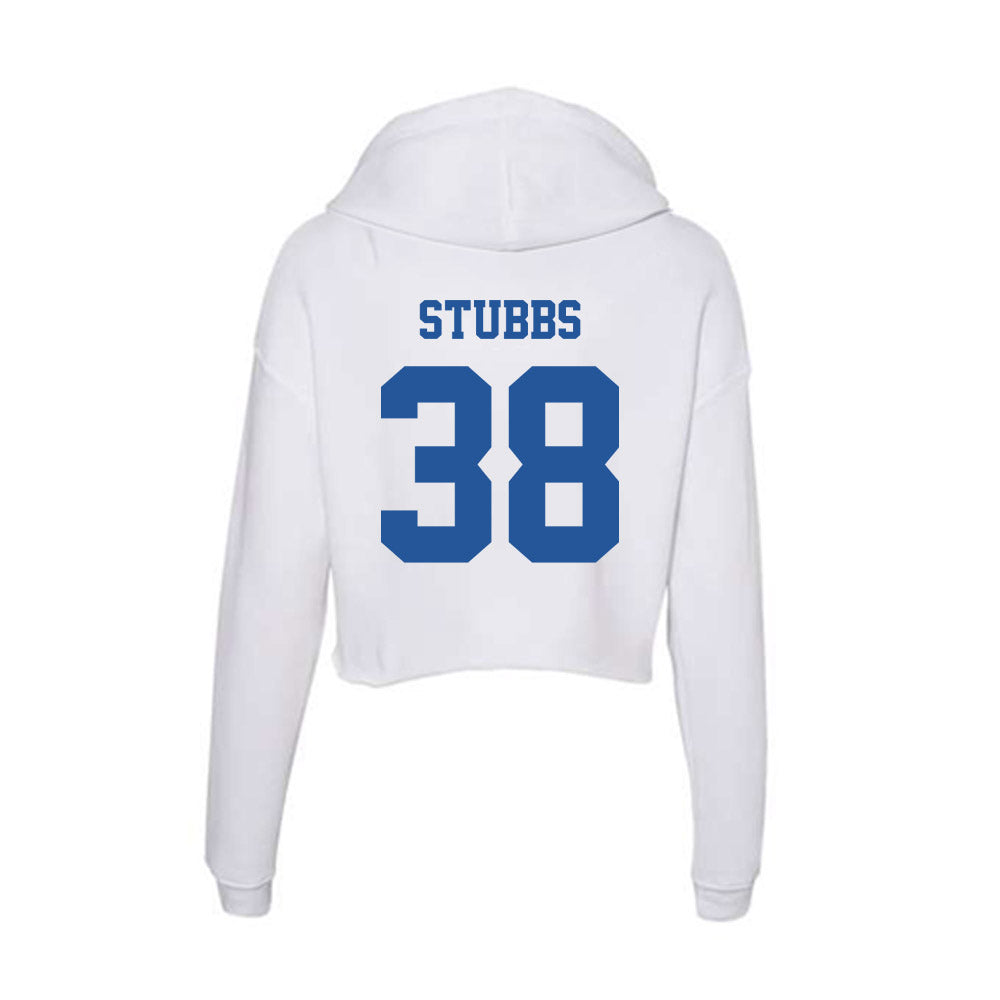 Hampton - NCAA Football : Jaden Stubbs - Women's Crop Fleece Hoodie-1