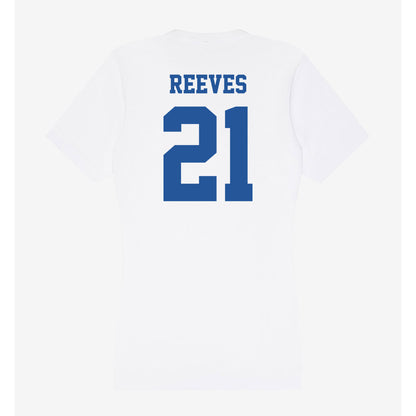 Hampton - NCAA Softball : Jayleen Reeves - Women's V-Neck T-Shirt-1
