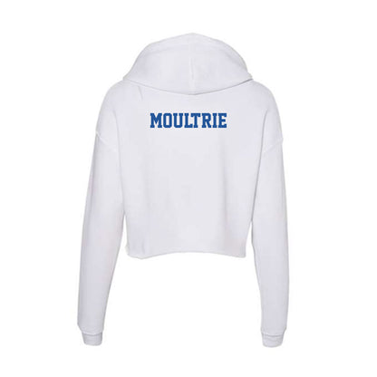 Hampton - NCAA Women's Cross Country : Angel Moultrie - Women's Crop Fleece Hoodie-1