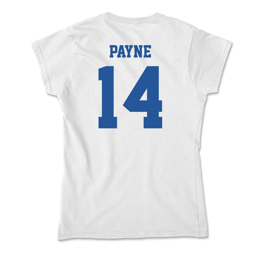 Hampton - NCAA Women's Soccer : Evelyn Payne - Soft Style Women’s T-Shirt-1
