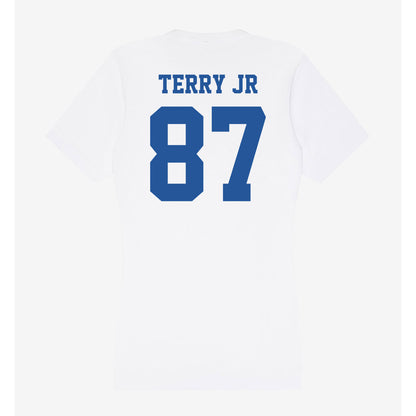 Hampton - NCAA Football : Samuel Terry Jr - Women's V-Neck T-Shirt-1