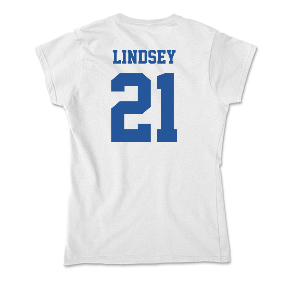 Hampton - NCAA Football : JaSean Lindsey - Soft Style Women’s T-Shirt-1