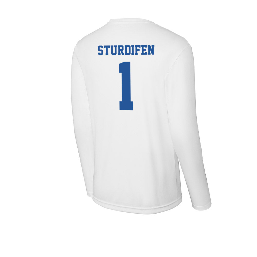 Hampton - NCAA Football : Cam Sturdifen - Activewear Long Sleeve T-Shirt-1