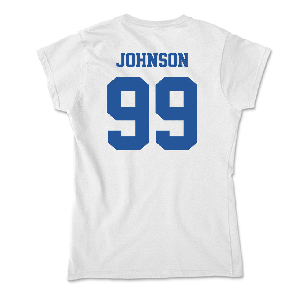 Hampton - NCAA Football : Javen Johnson - Soft Style Women’s T-Shirt-1