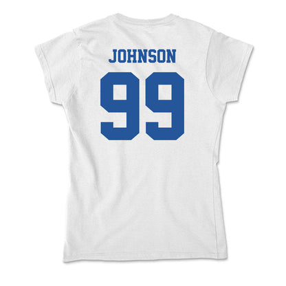 Hampton - NCAA Football : Javen Johnson - Soft Style Women’s T-Shirt-1