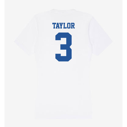 Hampton - NCAA Football : TreVon Taylor - Women's V-Neck T-Shirt-1