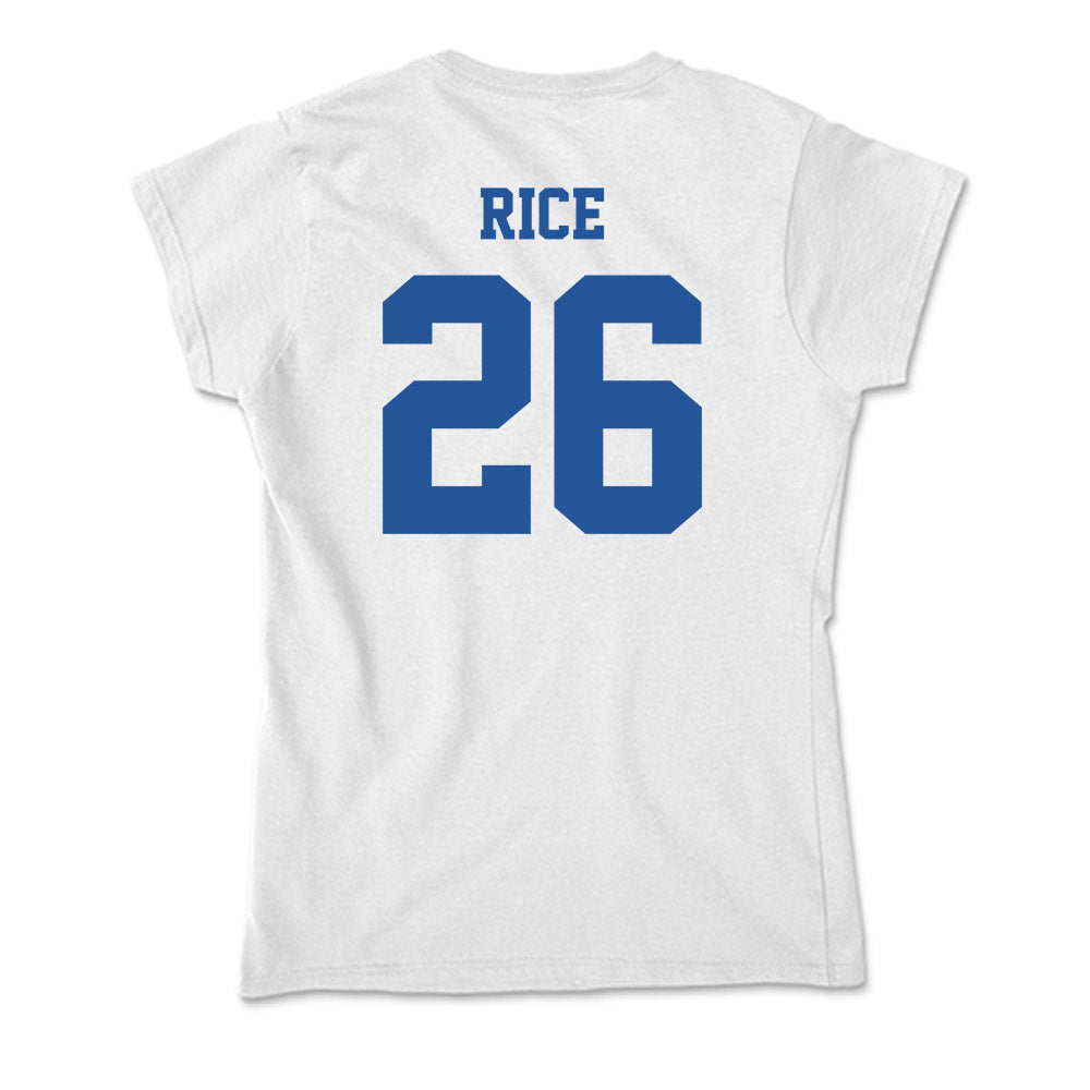 Hampton - NCAA Football : Caden Rice - Soft Style Women’s T-Shirt-1