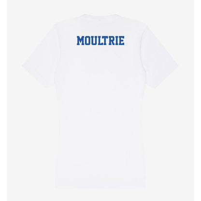 Hampton - NCAA Women's Cross Country : Angel Moultrie - Women's V-Neck T-Shirt-1