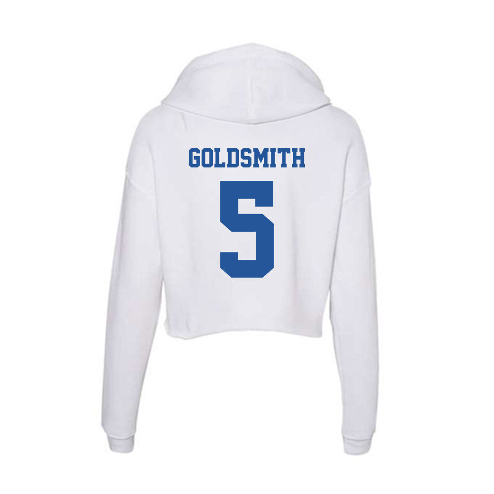 Hampton - NCAA Football : Gracen Goldsmith - Women's Crop Fleece Hoodie-1