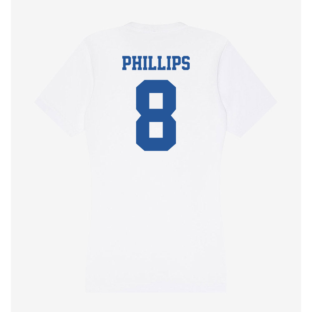 Hampton - NCAA Football : Andre Phillips - Women's V-Neck T-Shirt-1