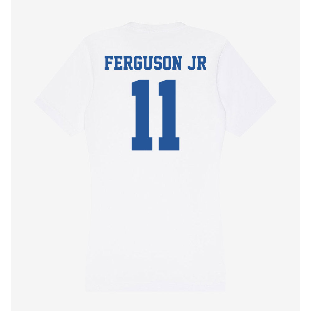 Hampton - NCAA Football : Marshawn Ferguson jr - Women's V-Neck T-Shirt-1