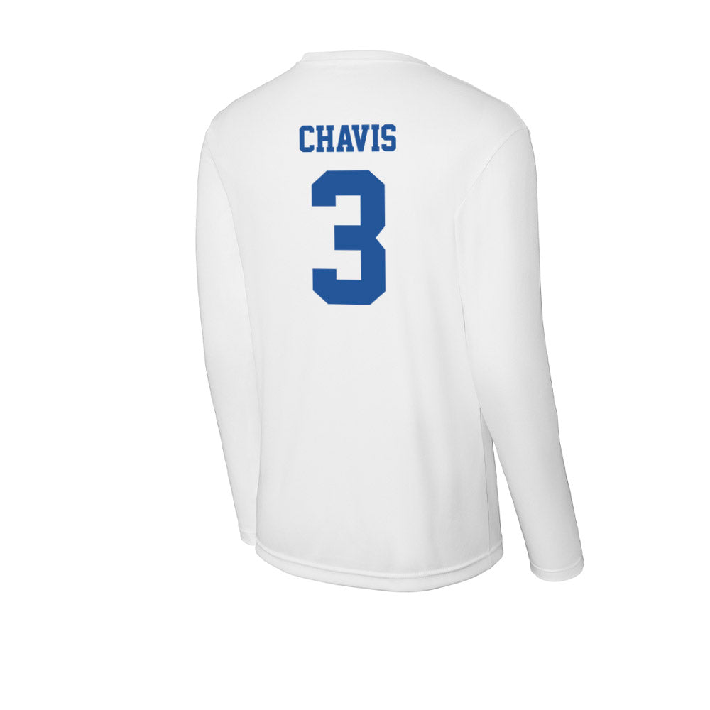 Hampton - NCAA Football : Jahkei Chavis - Activewear Long Sleeve T-Shirt-1