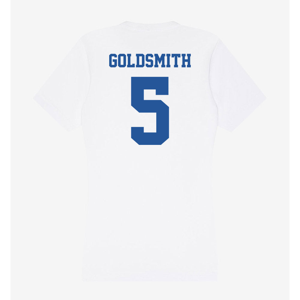 Hampton - NCAA Football : Gracen Goldsmith - Women's V-Neck T-Shirt-1