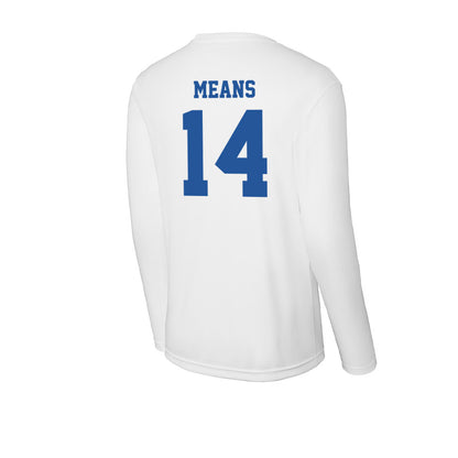 Hampton - NCAA Football : Nare Means - Activewear Long Sleeve T-Shirt-1