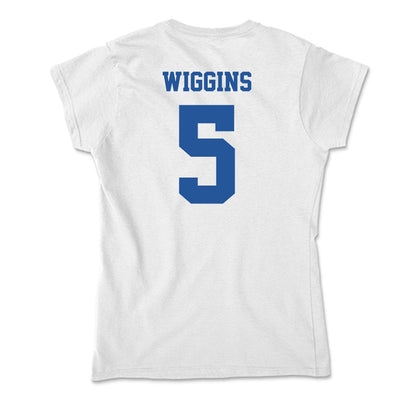 Hampton - NCAA Women's Basketball : Diamond Wiggins - Soft Style Women’s T-Shirt-1