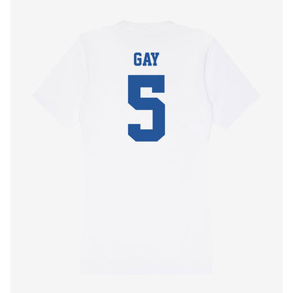 Hampton - NCAA Football : Nijay Gay - Women's V-Neck T-Shirt-1