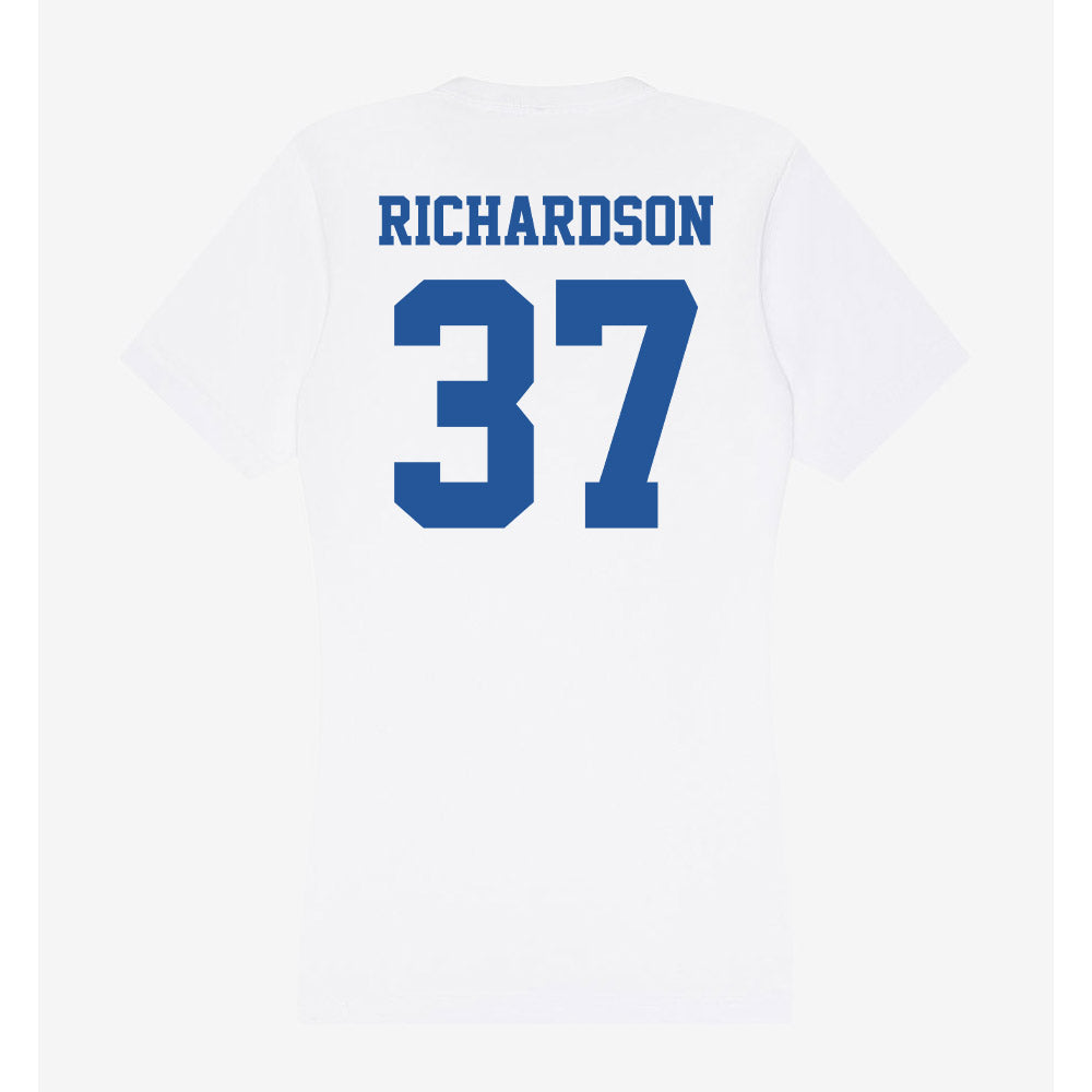 Hampton - NCAA Football : Kevin Richardson - Women's V-Neck T-Shirt-1