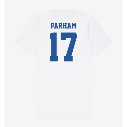 Hampton - NCAA Men's Lacrosse : Owen Parham - Women's V-Neck T-Shirt-1