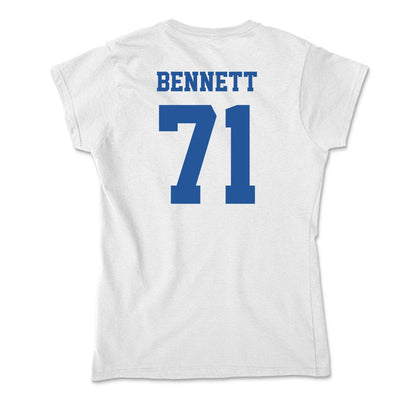 Hampton - NCAA Football : Gavin Bennett - Soft Style Women’s T-Shirt-1