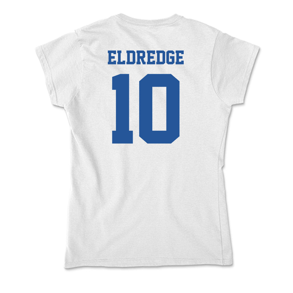 Hampton - NCAA Men's Basketball : Chris Eldredge - Soft Style Women’s T-Shirt-1
